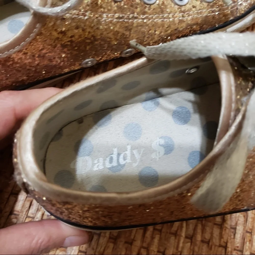 Daddy’s Money Casul Explosion Glitter Sneakers